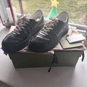 Men's Black Gucci Sneakers